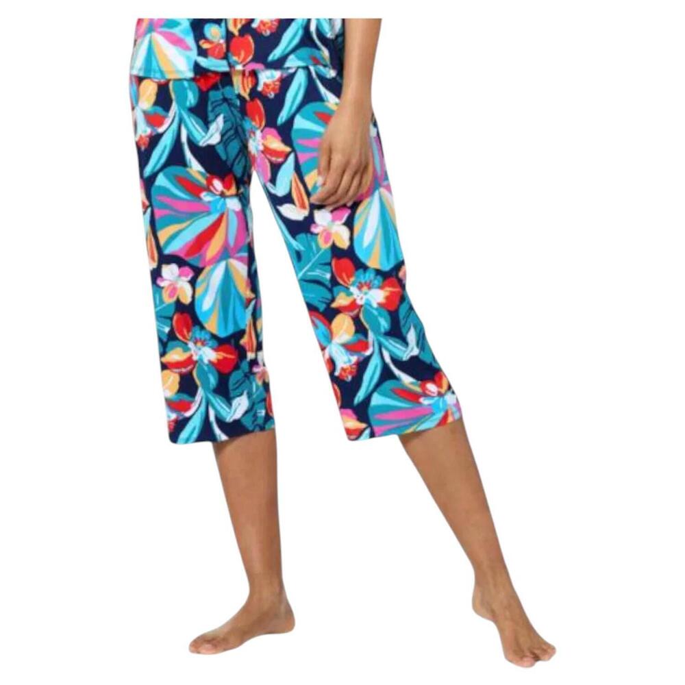 Comfort Code Soft & Light PJ Pants Navy Tropical - Regular